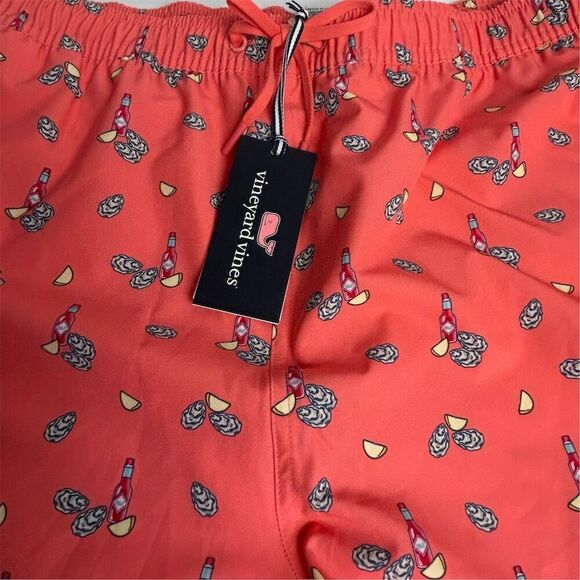Vineyard Vines Men's Oyster Print Swim Trunks XXL Multicolor - Picture 7 of 14
